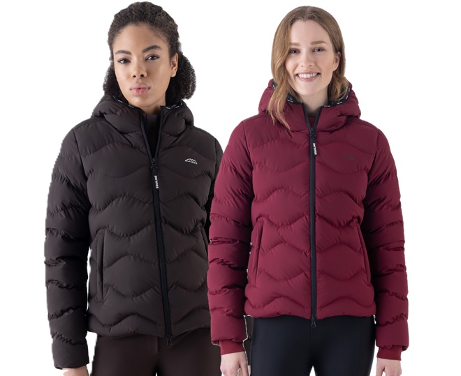 PIUMINO DONNA EQUILINE CON CAPPUCCIO EQCENTRY Donna, Giacche Outdoor 